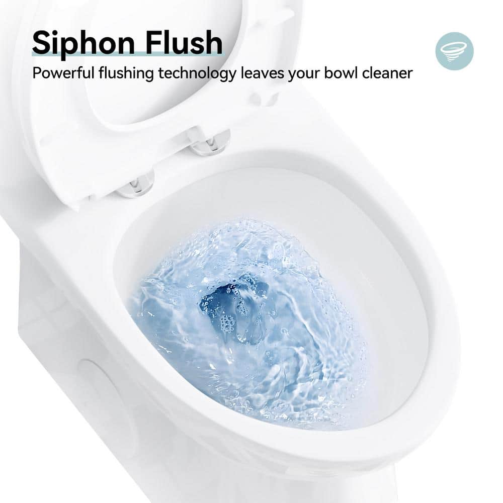 Greta White Vitreous China Dual-Flush Elongated Toilet