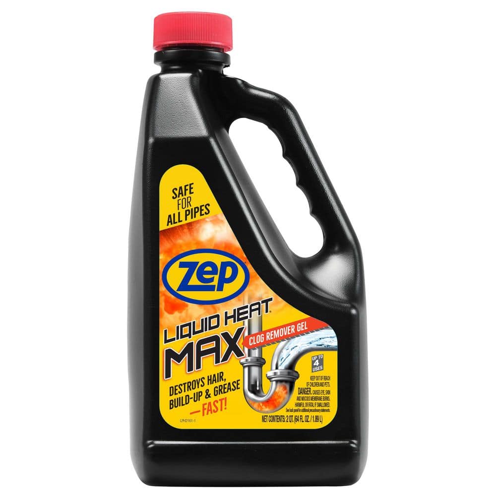 ZEP Liquid Heat Max Clog Remover Gel-64 oz. ZULHM64 - The Home Depot
