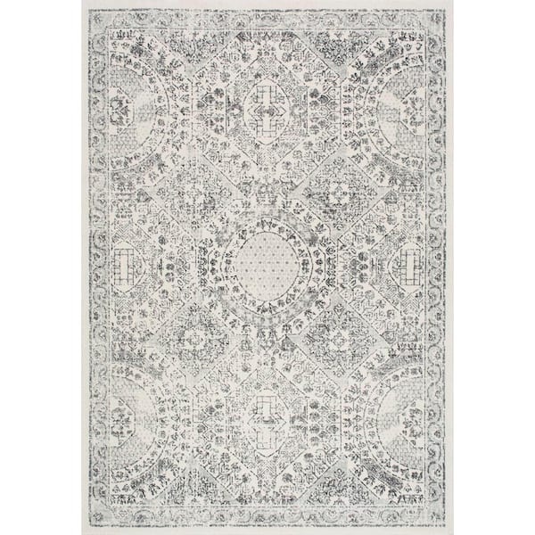 nuLOOM Minta Modern Persian 8 ft. x 11 ft. Gray Area Rug