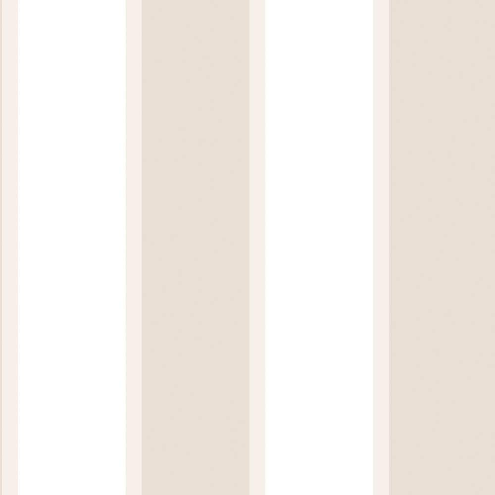 Smart Stripes 3 Beige/White Formal Stripe Matte Finish Non-Pasted Vinyl on 