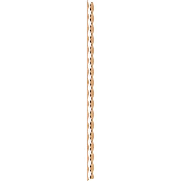 Ekena Millwork Cimarron 94 in. H x 0.375 in. W Slatwall Panels in Maple 24-Pack