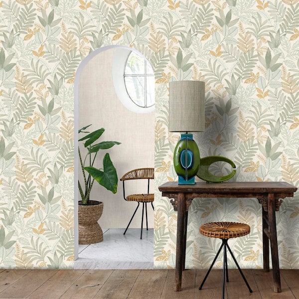 Allure Foliage Moss Wallpaper