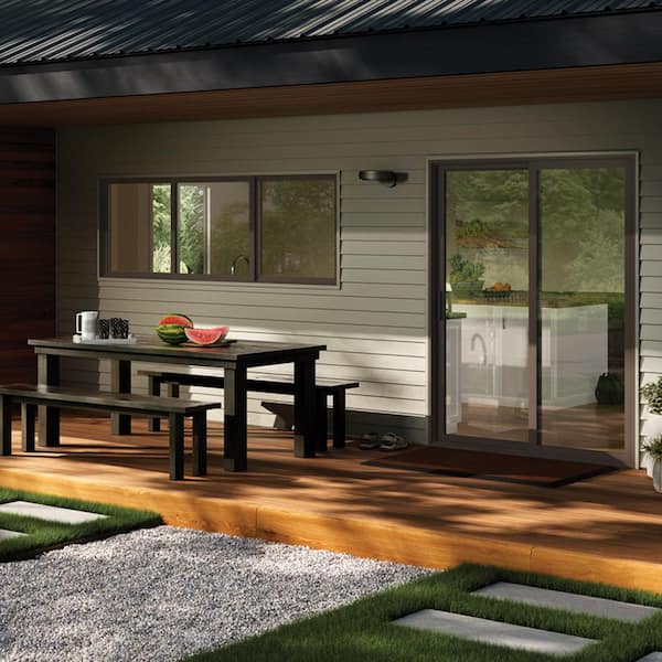 Installed Trinsic Series Double Horizontal Slider Window