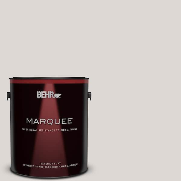 BEHR MARQUEE 1 gal. #790A-2 Ancient Stone Flat Exterior Paint & Primer