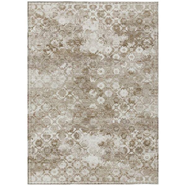 Chantille Machine Washable Indoor/Outdoor Abstract ACN2786 Beige 10 ft. x 14 ft. Area Rug