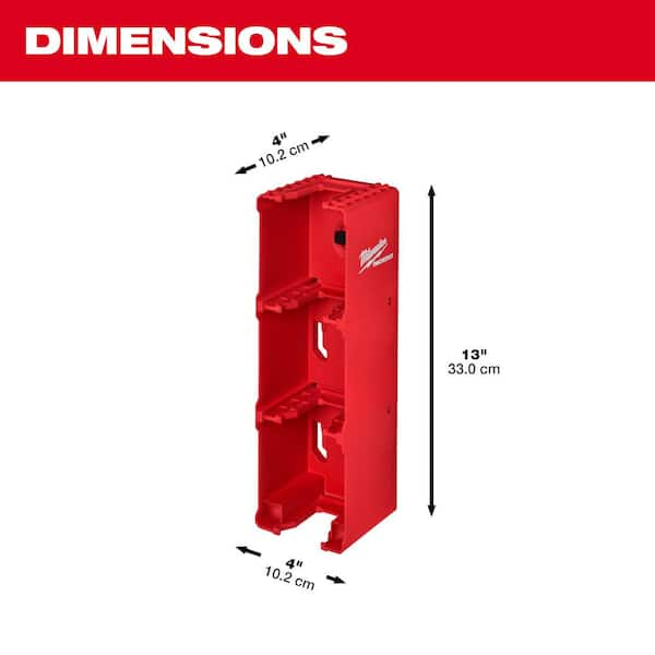 Milwaukee M18 18-Volt Lithium-Ion XC Extended Capacity 5.0 Ah Battery (2-Pack)  + PACKOUT Mounting Plate & M18 Battery Holder 48-11-1852PO - The Home Depot