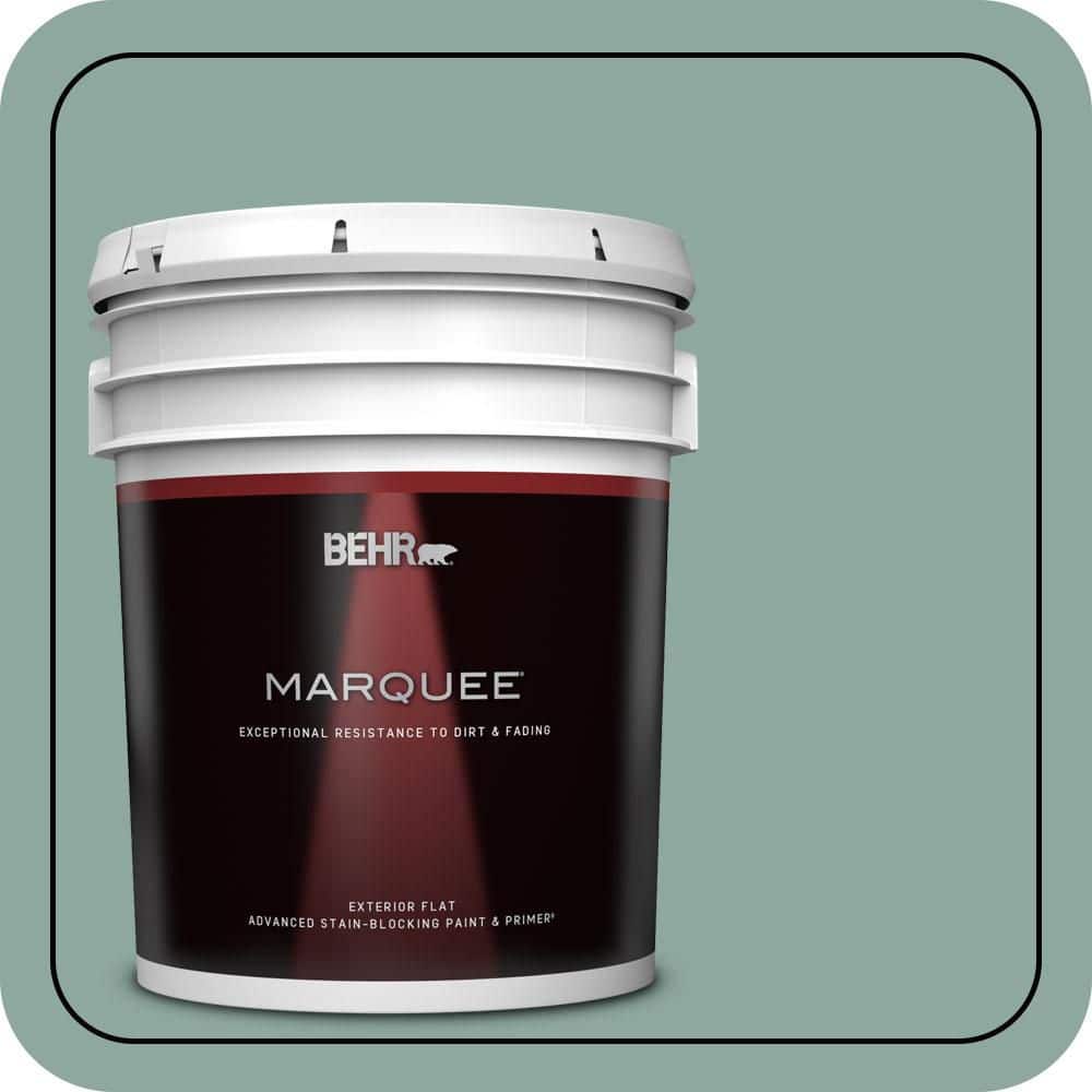 5 gal. #S430-4 Green Meets Blue Flat Exterior Paint & Primer price history on PriceWatchPro