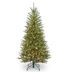 4.5 ft. Dunhill Fir Slim Artificial Christmas Tree with Clear Lights
