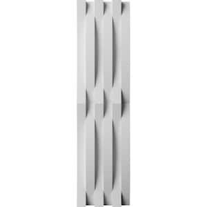 1 in. x 1/2 ft. x 2 ft. EdgeCraft Lomond Style Seamless White PVC Decorative Wall Paneling (8-Pack)