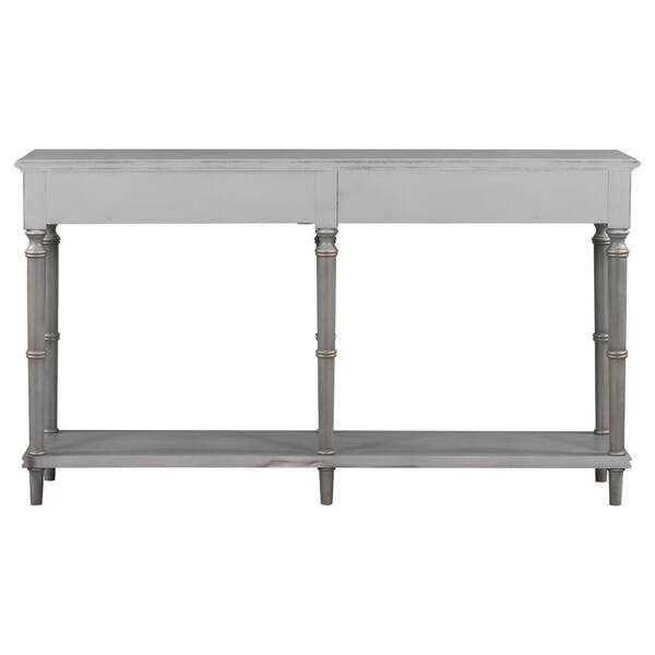 KALLHÄLL Gateleg table with storage, white/light gray, 13/35/571