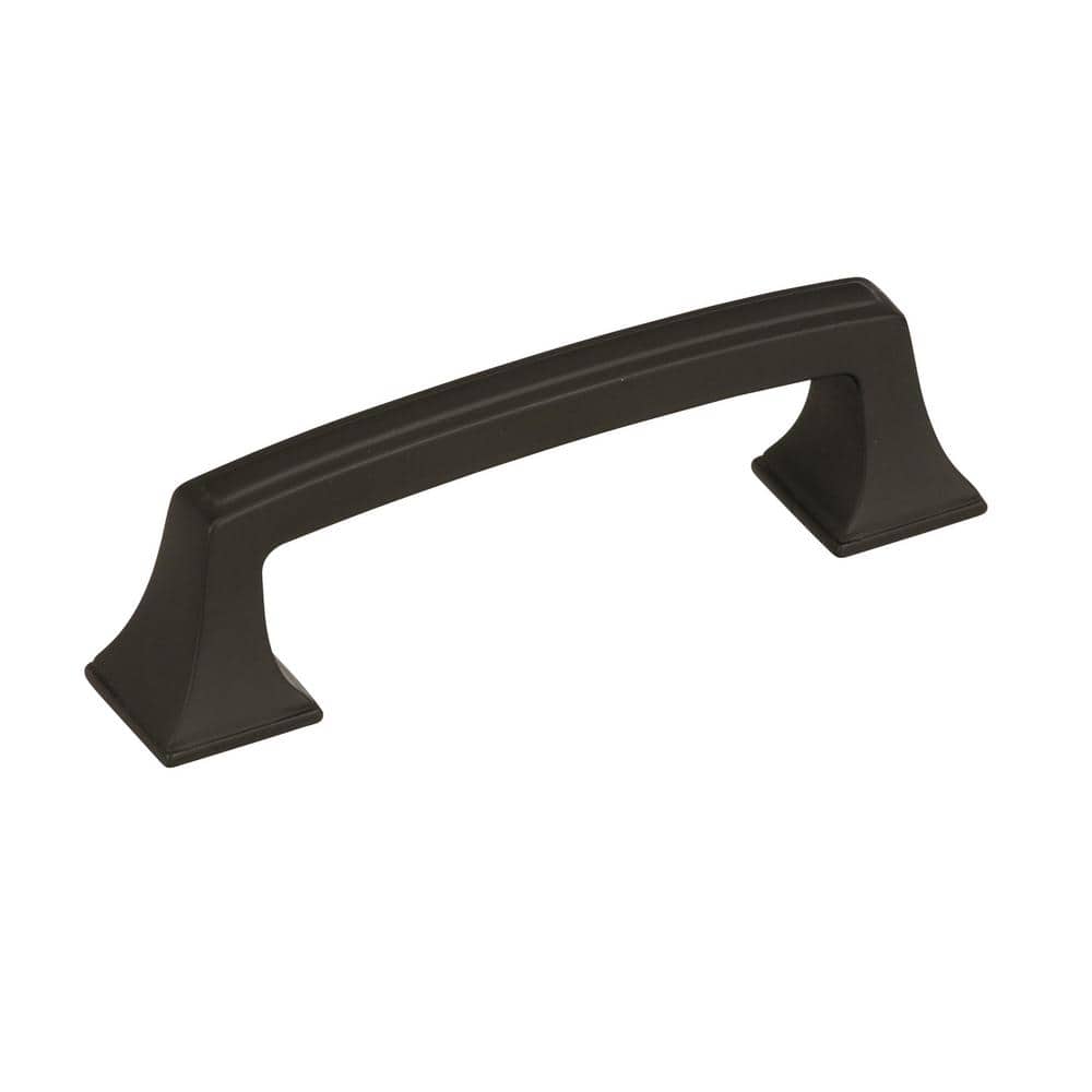 Mulholland 3 in. (76mm) Traditional Black Bronze Arch Cabinet Pull