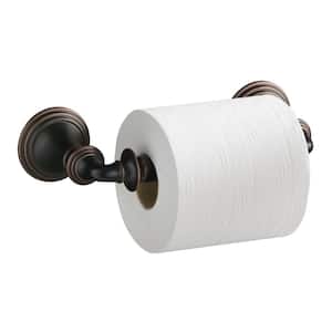 Devonshire Double Post Toilet Paper Holder in Oil-Rubbed Bronze