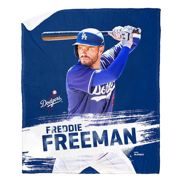 THE NORTHWEST GROUP MLB Dodgers Freddie Freeman Silk Touch Sherpa Multicolor Throw