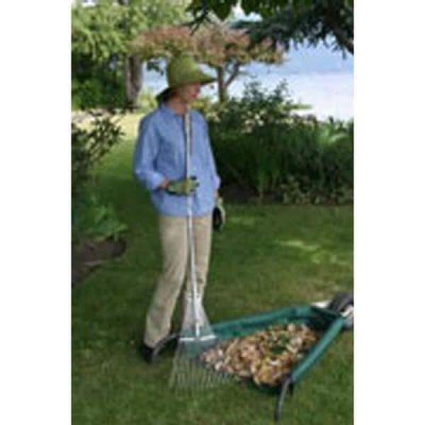 Green Steel Frame Foldable Garden Cart with Nylon Bed