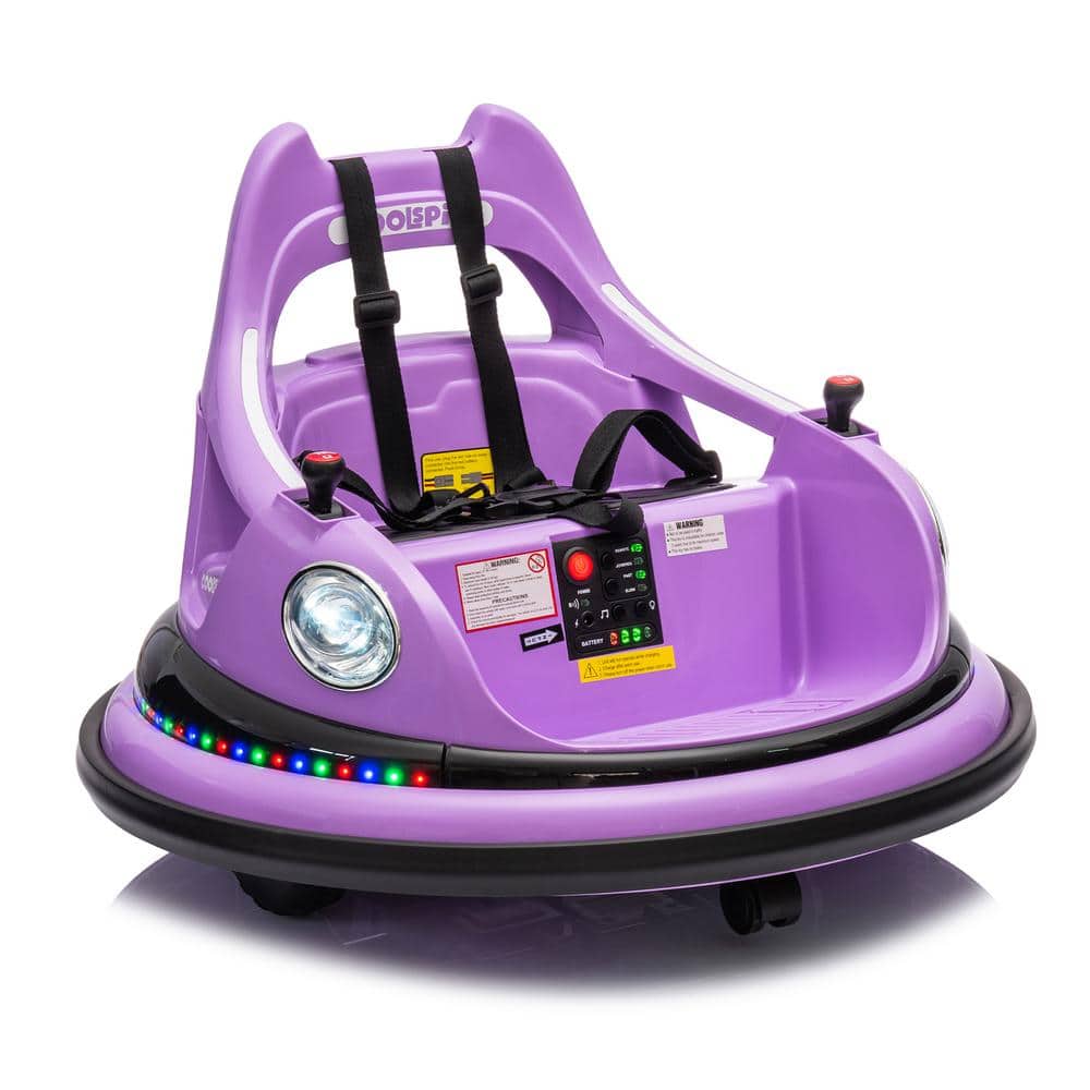 Purple Walmart Toddler Electric Car Bumper Car Kids Ride On Cars
