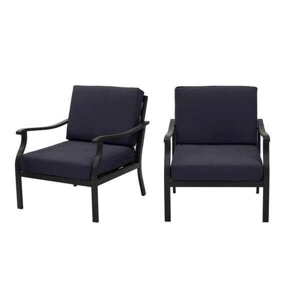 hampton bay black patio chairs