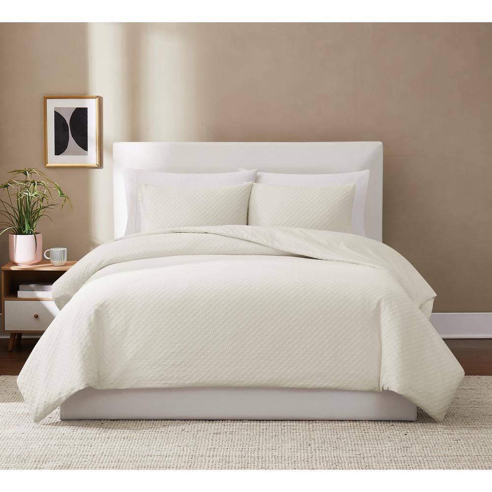 King Cream Cotton Down Alternative Comforter Set