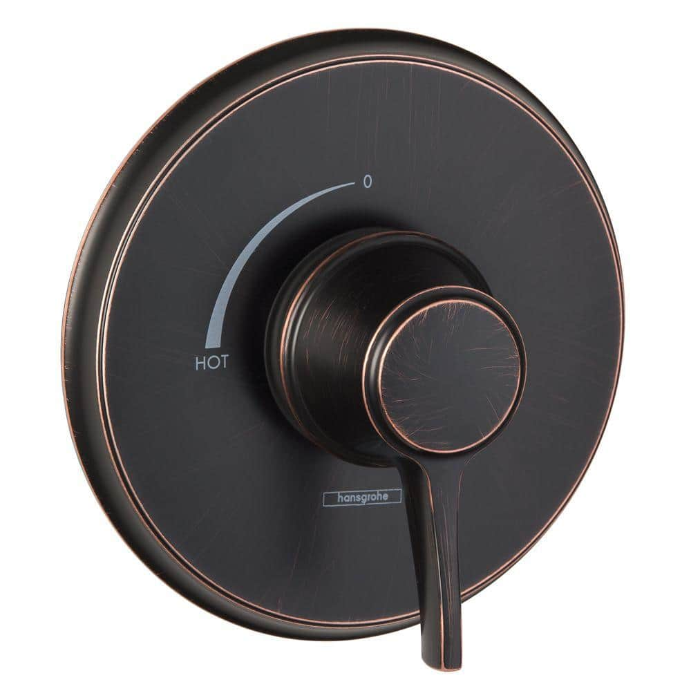 Hansgrohe Metris C 1-Handle Pressure Balance Valve Trim Kit in Rubbed Bronze (Valve Not Included)