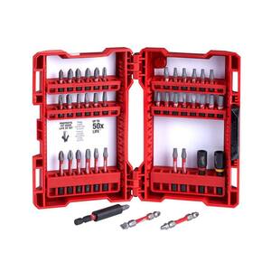 SHOCKWAVE Impact Duty Alloy Steel Screw Driver Bit Set (40-Piece)