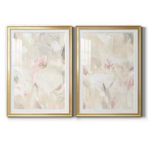 Soft Abstraction I by Wexford Homes 2-pieces Framed Abstract Paper Art Print 26.5 in. x 36.5 in.