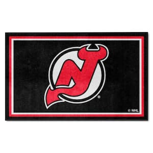 New Jersey Devils 4ft. x 6ft. Plush Area Rug