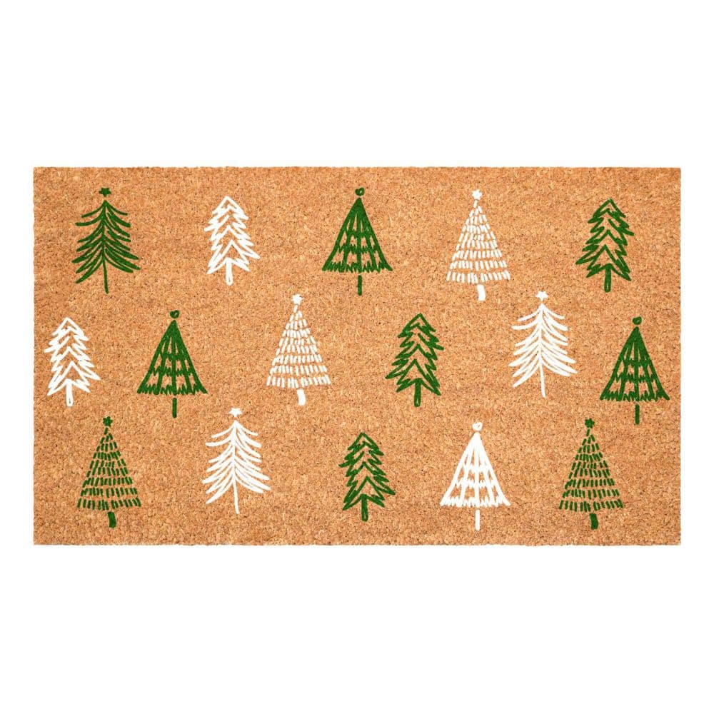 Multi-Colored 29 in. x 17 in. Coir Outdoor Door Mat price history on PriceWatchPro