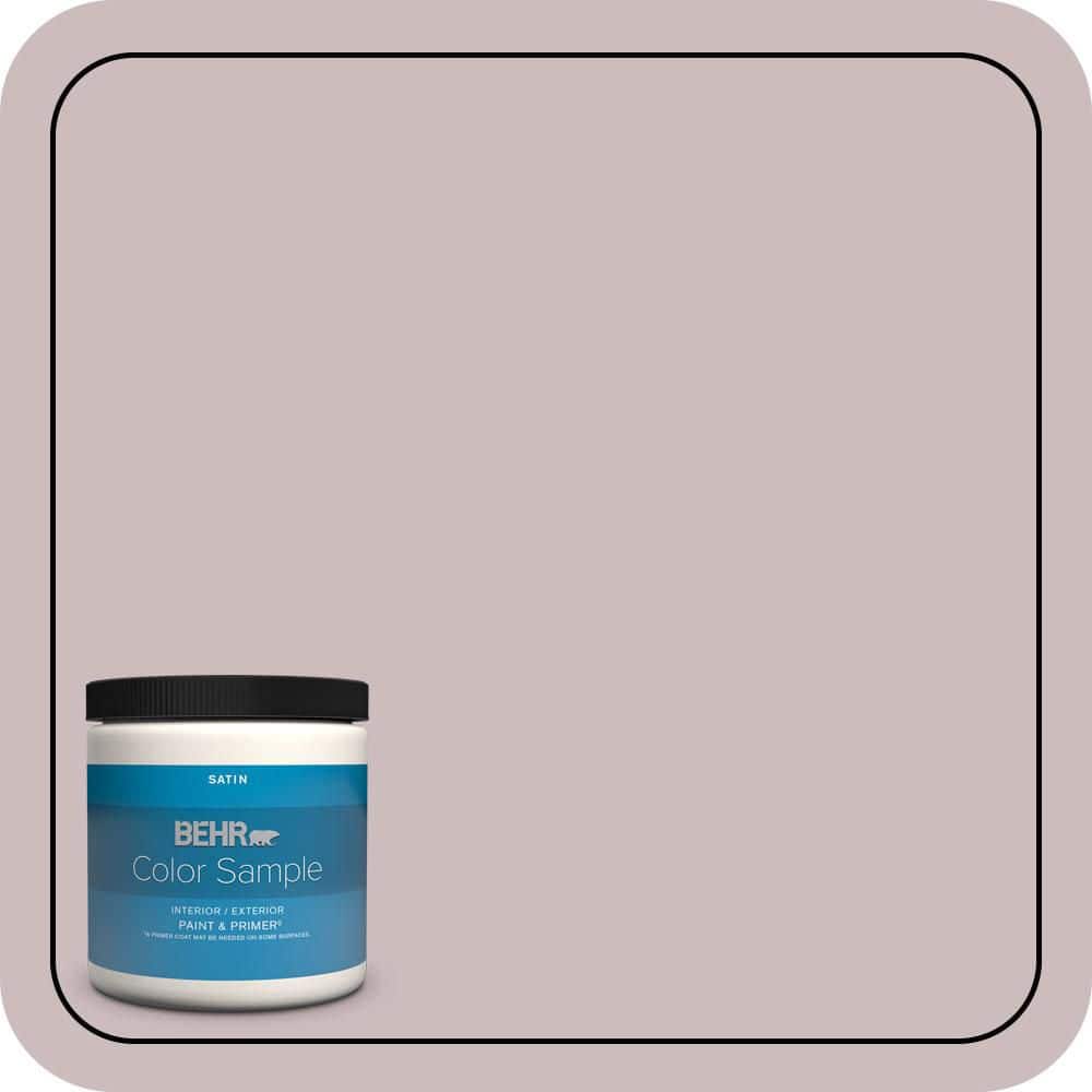 8 oz. #100E-3 Pastel Violet Satin Enamel Interior/Exterior Paint & Primer Color Sample price history on PriceWatchPro