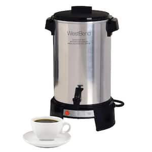 36-Cup Commercial Coffee Urn, in Aluminum