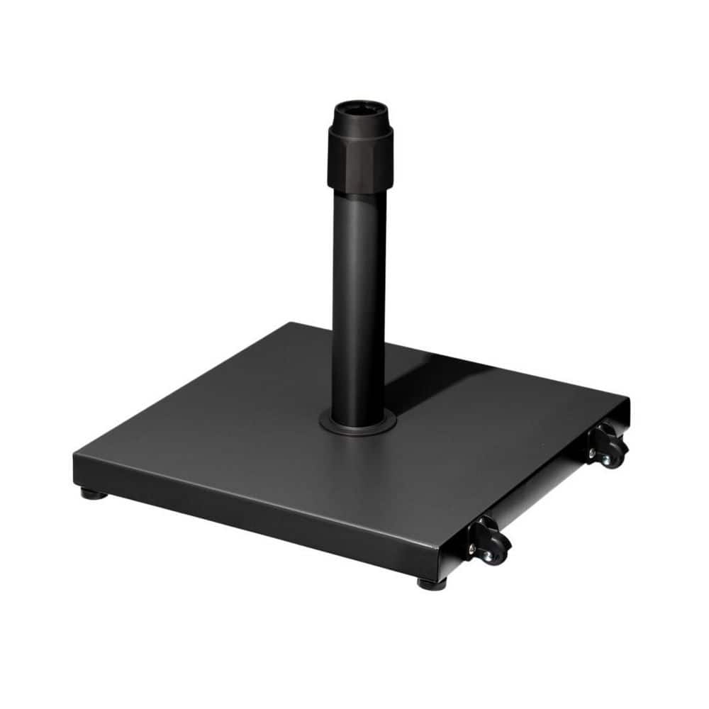 45 lb. Patio Umbrella Base with Wheels  Heavy Duty Outdoor Patio Market Umbrella Stand for Deck with Rollers in Black price history on PriceWatchPro