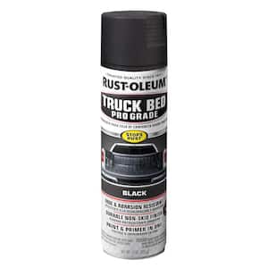 Rust-Oleum Automotive 15 oz. Professional Grade Black Truck Bed Coating Spray Paint Primer in One 6-Pack Black Flat