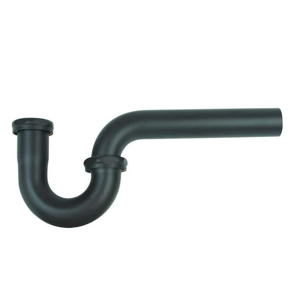 BrassCraft Brass P-Trap Assembly with 1-1/4 in. O.D. J-Bend in Oil Rubbed Bronze