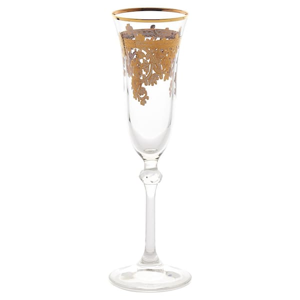 Cristal D'arques Macassar 5.75 oz. Champagne Flute (Set of 4)