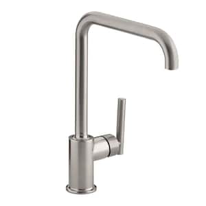 Purist Primary Swing Spout Single-Handle Standard Kitchen Faucet without Spray in Vibrant Stainless