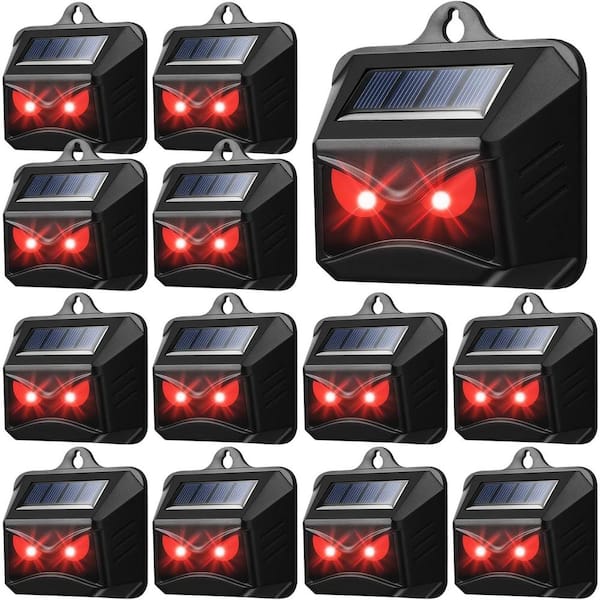 5-Watt Solar Electronic Outdoor Wild Animals, Dogs, Cat, Coyote, Deer, Fox, Racoon, Skunk Waterproof Repellent (12-Pack)