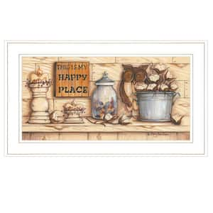 Charlie My Happy Place 1-Piece Framed Wall Art 12 in. x 21 in.