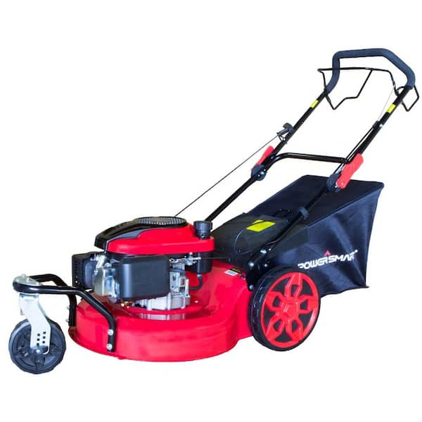 PowerSmart 20 in. 3-in-1 196cc Gas Self Propelled Walk Behind Lawn Mower