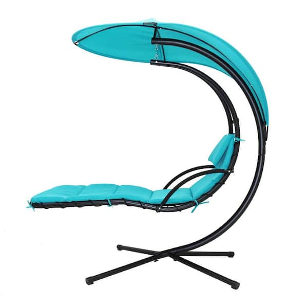 Best choice products outdoor hanging curved chaise discount lounge