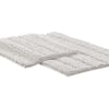 Amrapur Overseas Chenille Noodle 21-in x 34-in White Microfiber