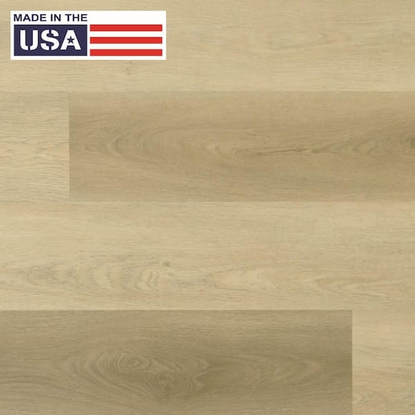 COLONIAL HDPC PLANK Sandswept 12MIL x 7.87 in. W x 60 in. L Click Lock Waterproof Luxury Vinyl Plank Flooring (32.81 sq. ft./case)