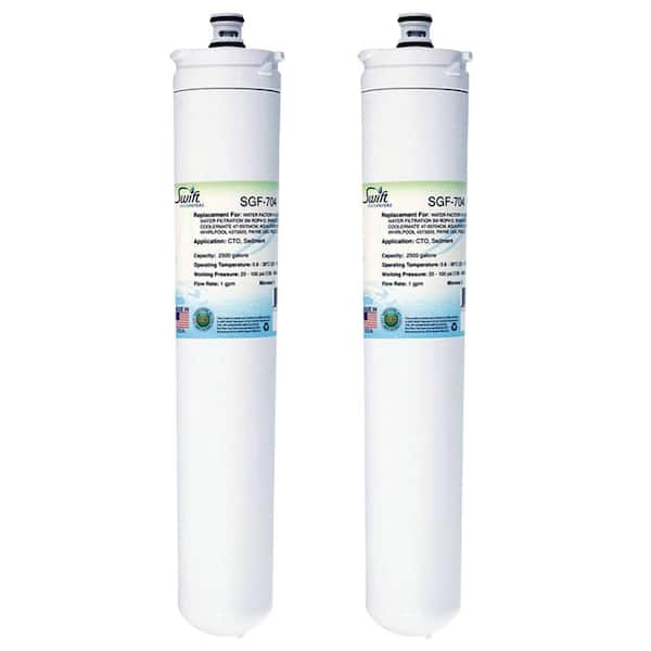 Swift Green Filters SGF-704 Compatible Commercial Water Filter for 47-55704G2, ROP412,61029-33, (2 Pack)