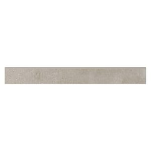 Monolith Caramel Brown 3 in. x 24 in. Matte Porcelain Bullnose Trim (0.46 sq. ft./each)