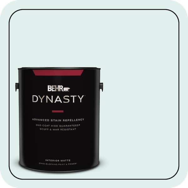 1 gal. #500C-1 Himalayan Mist Matte Interior Stain-Blocking Paint and Primer