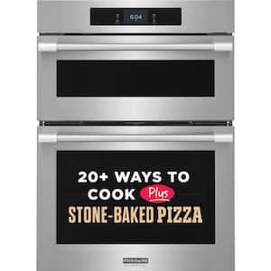Professional 5.3 cu. ft. Electric Wall Oven & Microwave Combo in Stainless Steel with Pizza Mode
