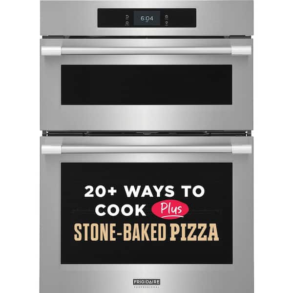 Professional 5.3 cu. ft. Electric Wall Oven & Microwave Combo in Stainless Steel with Pizza Mode