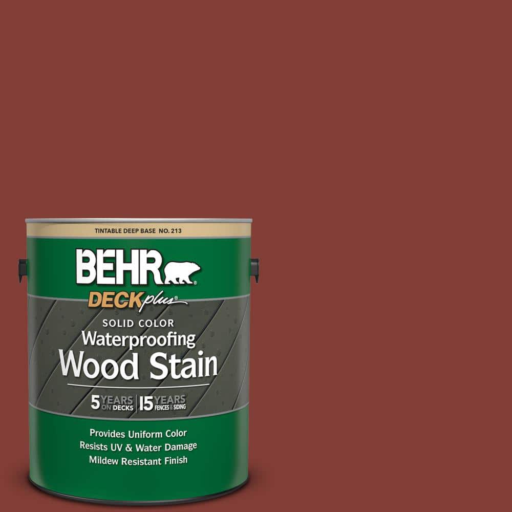 1 gal. #S160-7 Red Chipotle Solid Color Waterproofing Exterior Wood Stain