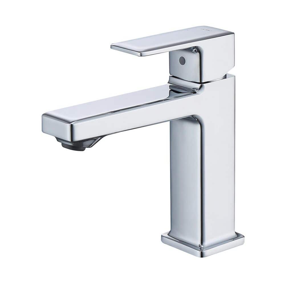 Single Hole Single-Handle Bathroom Faucet in Polished Chrome