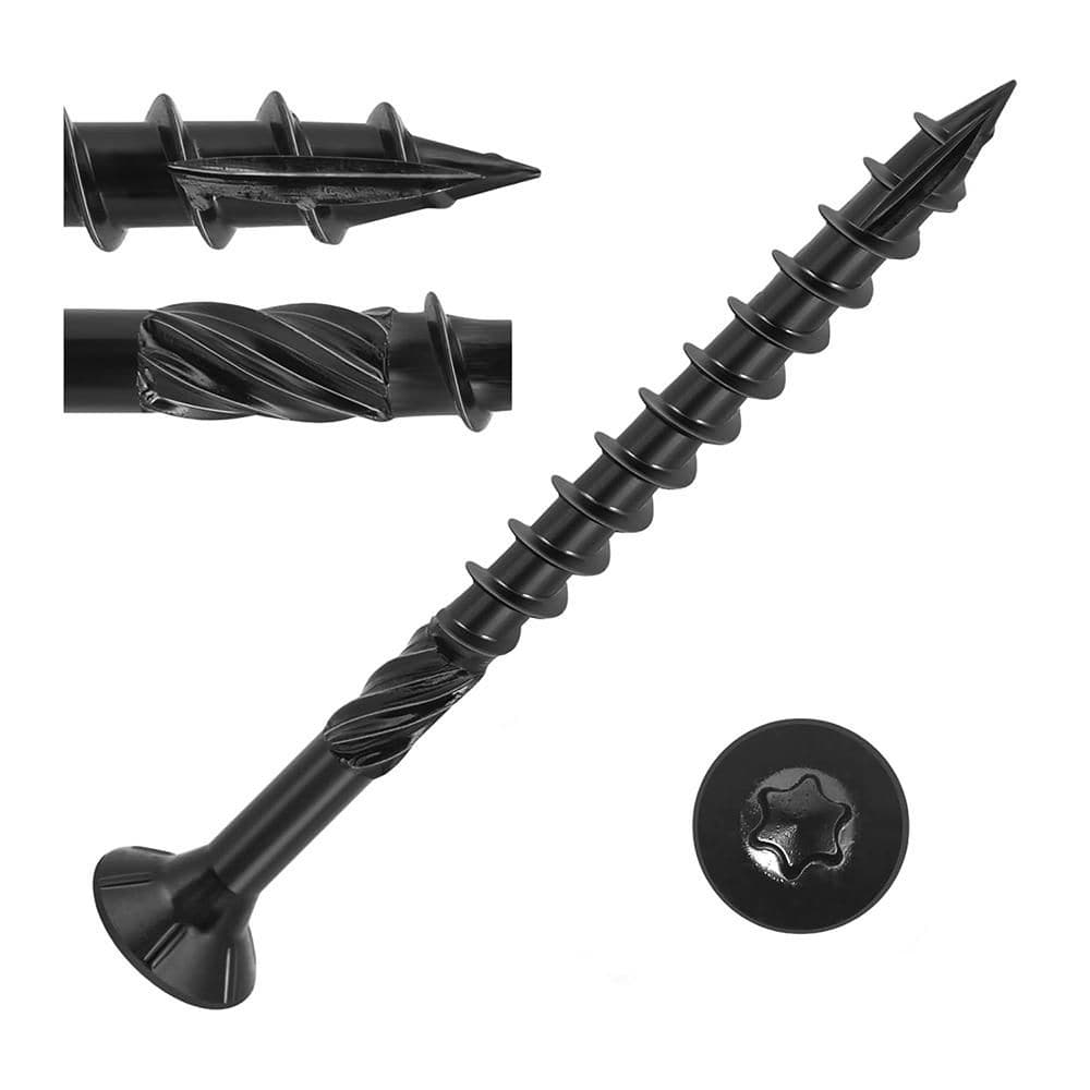 Steel Black Rust Resistant Long Torx Drive Exterior Deck Screws (60-Pack) price history on PriceWatchPro
