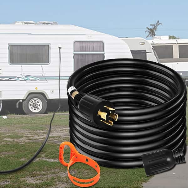 50 ft. Generator Extension Cord 250-Volt 30 Amp Generator Cord UL Listed Generator Power Cord with Twist Lock Connectors