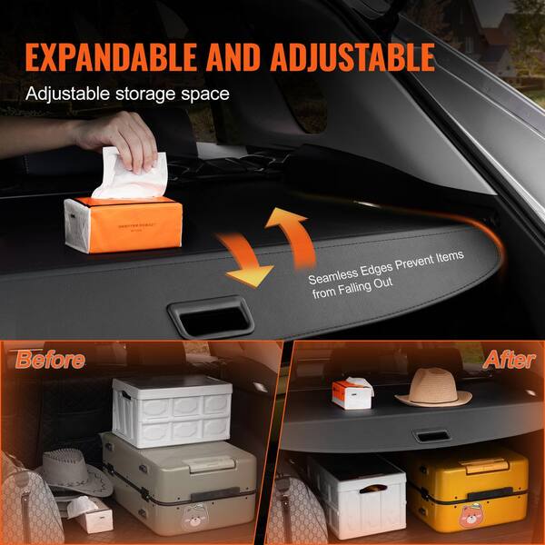 thumbnail image 2 of Mrivgoa Retractable Cargo Cover For Toyota 4Runner 2010-2024 – No Gap Rear Trunk Shade 2 of 6