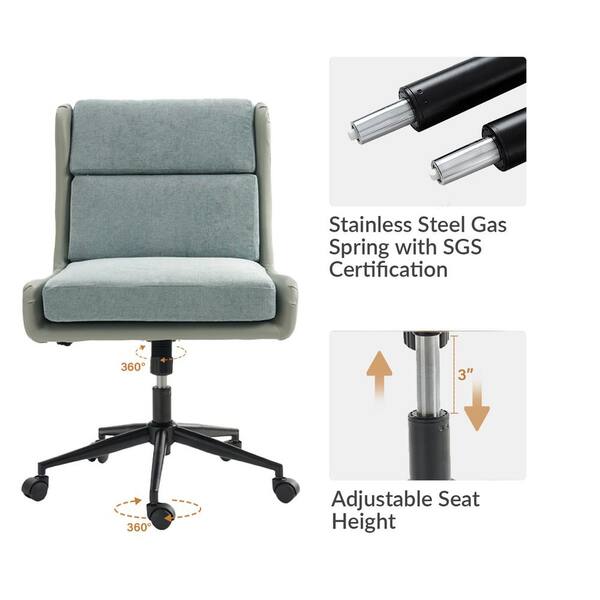 JAYDEN CREATION Salomon Faux Leather Tilting Office Chair in